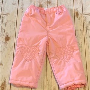 Toddler Wonder Kids Pink Snow Pants